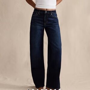 NWT Banana Republic Mid Rise 90s Loose Jeans 26